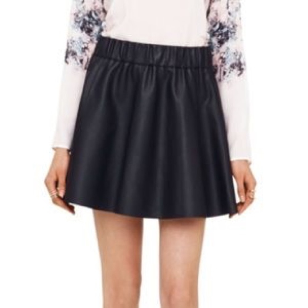 NWT - Club Monaco Faux Leather Skirt